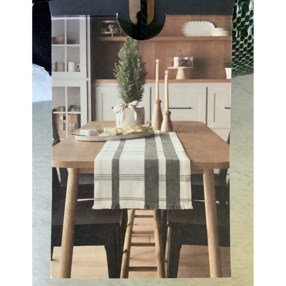 Hearth & Hand Magnolia 14” x 72” Winter Plaid Cotton Table Runner Farmhouse - Picture 2 of 5